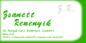 zsanett remenyik business card